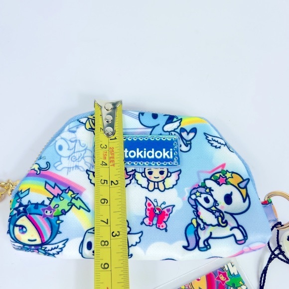 Tokidoki Half Moon Shaped Zip Coin Purse Multicolored NWT - Picture 7 of 8